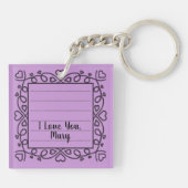 One Book, Two Books I Want More! キーホルダー (裏面)