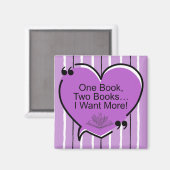 One Book, Two Books, I Want More! マグネット (正面/裏面)