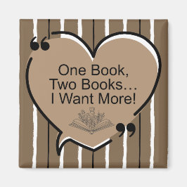 One Book, Two Books...I Want More! マグネット