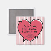 One Book, Two Books, I Want More! マグネット (正面/裏面)