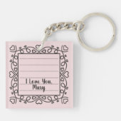 One Book, Two Books I Want More! Acrylic Keychain キーホルダー (裏面)