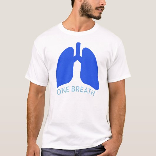 ONE BREATH – フリーダイビング Tシャツ (正面)