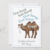 One bump two bump baby shower Invitation 招待状 (正面)