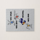 One Can Toucan Red Can Blue Can 110 Piece Puzzle ジグソーパズル (横)