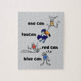 One Can Toucan Red Can Blue Can 110 Piece Puzzle ジグソーパズル