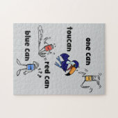One Can Toucan Red Can Blue Can 252 Piece Puzzle ジグソーパズル (横)