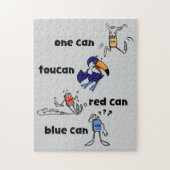 One Can Toucan Red Can Blue Can 252 Piece Puzzle ジグソーパズル (縦)