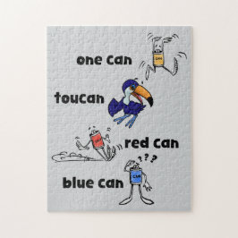One Can Toucan Red Can Blue Can 252 Piece Puzzle ジグソーパズル