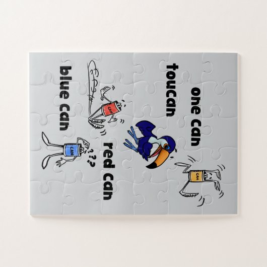 One Can Toucan Red Can Blue Can 30 Piece Puzzle ジグソーパズル (横)