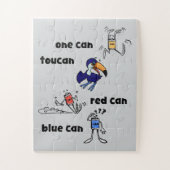 One Can Toucan Red Can Blue Can 30 Piece Puzzle ジグソーパズル (縦)