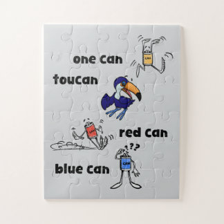 One Can Toucan Red Can Blue Can 30 Piece Puzzle ジグソーパズル