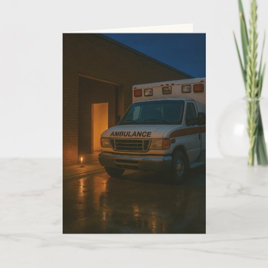 "One Candle, One Promise" Sympathy カード (正面)