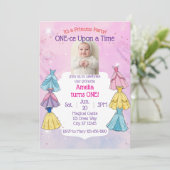 ONE-ce Upon A Time, Princess Dress 1st Birthday 招待状 (スタンド正面)