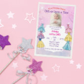 ONE-ce Upon A Time, Princess Dress 1st Birthday 招待状