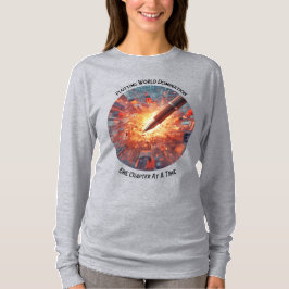 One Chapter At A Time Women Wrtetr's T Shirt Tシャツ