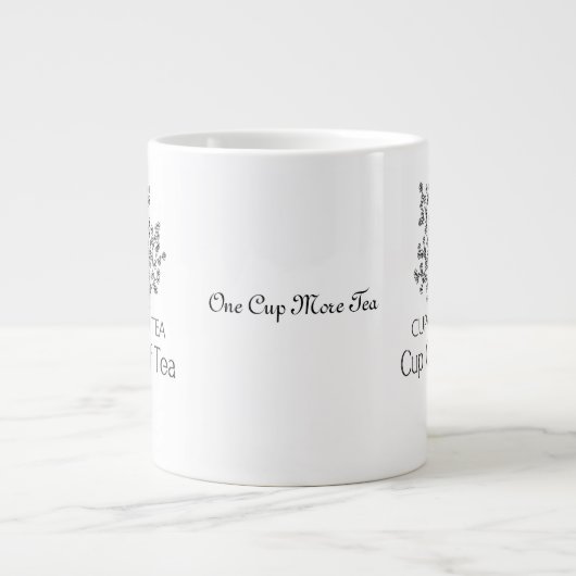 One Cup More Tea ジャンボコーヒーマグカップ (正面)