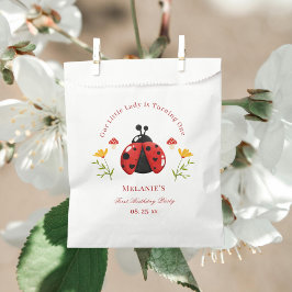 One Cute Bug Ladybug 1st Birthday Favor Bags フェイバーバッグ
