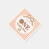 One Cutie Pie 1st Birthday スタンダードカクテルナプキン (角)