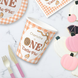 One Cutie Pie 1st Birthday 紙コップ