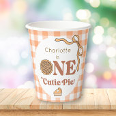 One Cutie Pie 1st Birthday 紙コップ