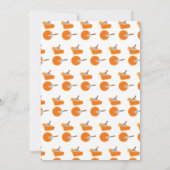 One Cutie Pie Invite 1st First Birthday Cute 招待状 (裏面)