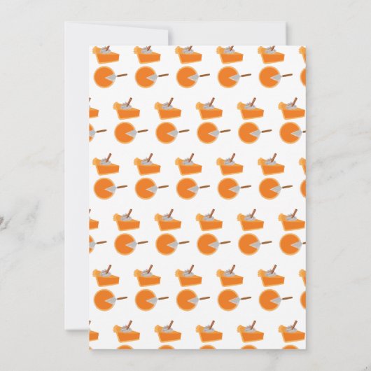 One Cutie Pie Invite 1st First Birthday Cute 招待状 (裏面)