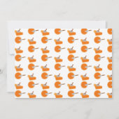 One Cutie Pie Invite 1st First Birthday Cute Photo 招待状 (裏面)