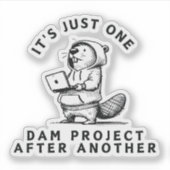 One Dam Project After Another シール (正面)