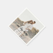 One Day 遠くに Photo結婚 Rehassal Dinner スタンダードカクテルナプキン (角)