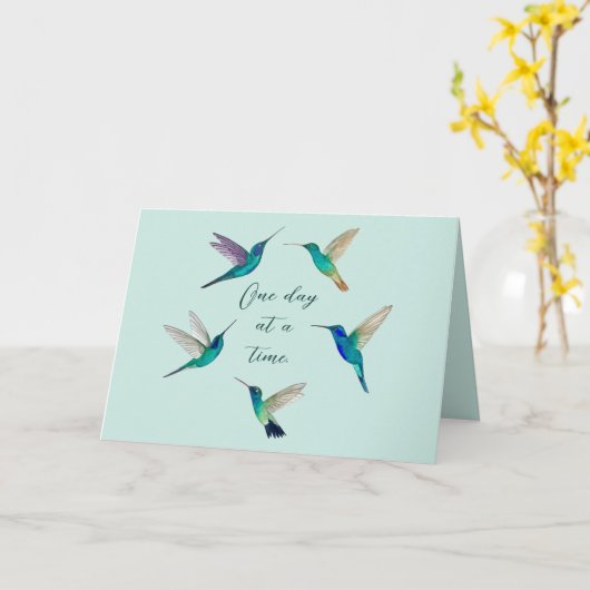 One day at a time カード (黄色い花)