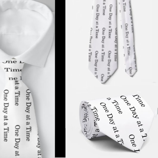 One Day at a Time 12 Stepプログラム ネクタイ