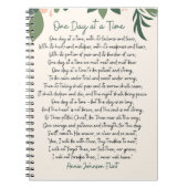 One Day At A Time Annie Johnson Flint Postcard ノートブック (正面)