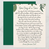 One Day At A Time Annie Johnson Flint Postcard 招待状 (正面/裏面)