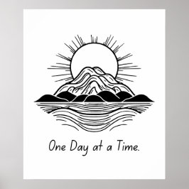 One Day at a Time - Calm Poster ポスター