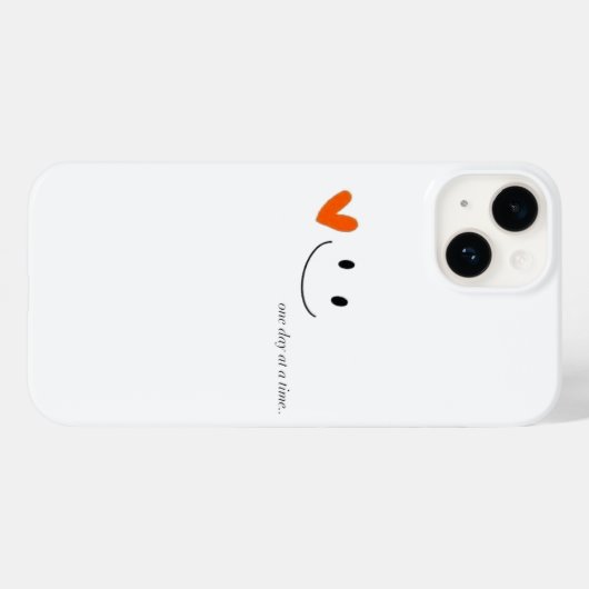 One day at a time  Case-Mate iPhoneケース (裏面 (横))