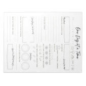 One Day at a Time Daily Mood Tracker ノートパッド (正面)