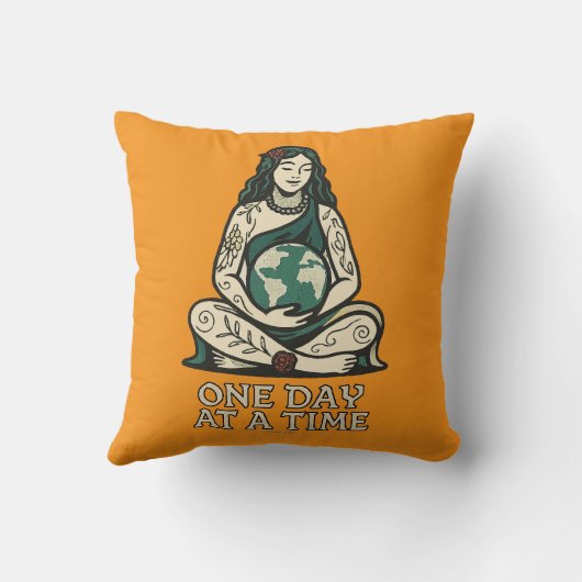 One Day At A Time (Gaia) -  クッション (裏面)