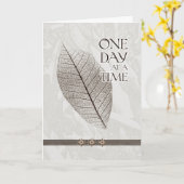 One Day at a Time Inspiration Card カード (黄色い花)