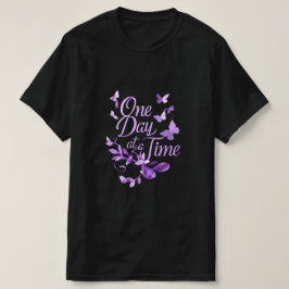 One Day at a Time Inspirational T-Shirt – Hope & H Tシャツ