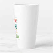 One Day at a Time Motivational Latte Mug カフェラテマグ (正面)