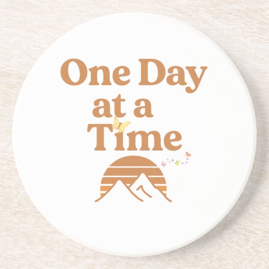 One Day at a Time Sandstone Coaster コースター (正面)