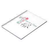 One Day at a Time Spiral Notebook - Mental Welnes ノートブック (左側)