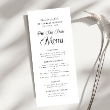 One Day Away Modern Elegant  Rehearsal Dinner