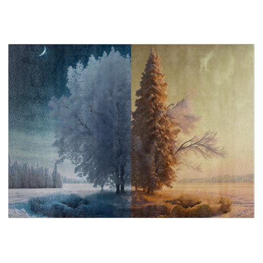 One day in winter カッティングボード (正面)