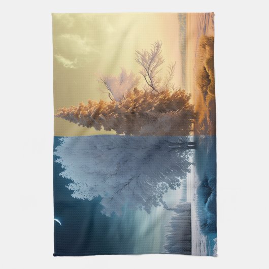 One day in winter キッチンタオル (縦)