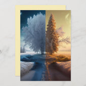 One day in winter シーズンカード (正面/裏面)