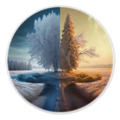 One day in winter セラミックノブ (正面)