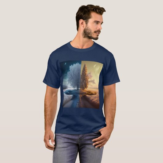 One day in winter tシャツ (正面フル)