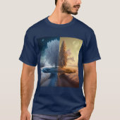 One day in winter tシャツ (正面)
