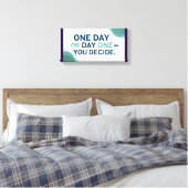 One Day or Day One-You Decide 2 キャンバスプリント (インサイチュ (寝室))